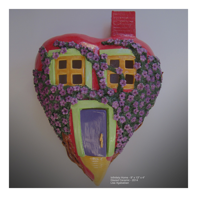 Home Large Heart Wall Sculpture