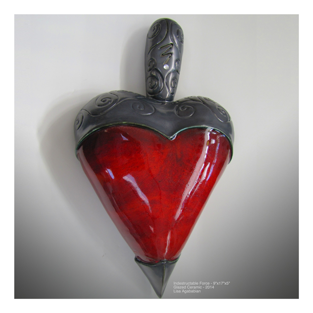 2014 Indestructible Force Large Heart Wall Hanging