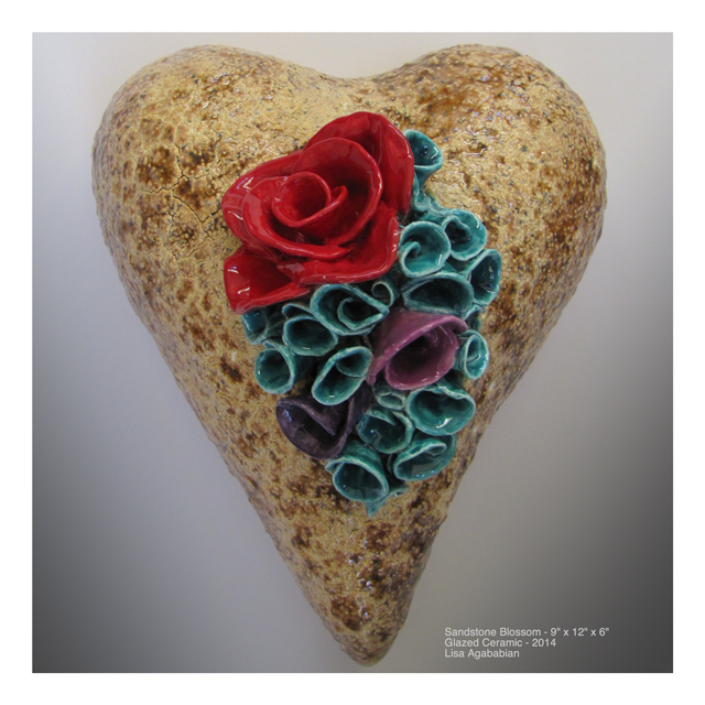 Sandstone Blossom Heart
