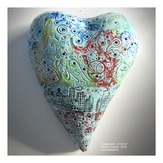 2016 Embodiment Large Heart Wall Hanging