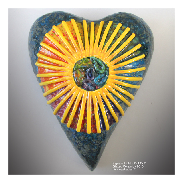 2016 Signs of Life Large Heart Wall Hanging