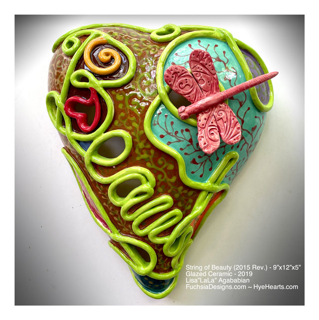 2019 String Of Beauty (2015 Rev.) Ceramic Wall Sculpture